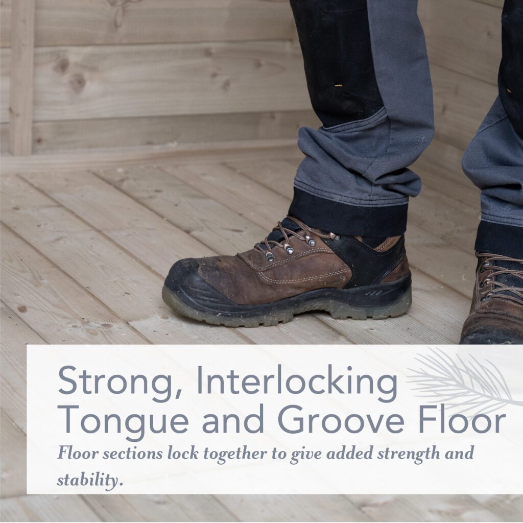 Beckwood 6×4 Pent Shed – No Windows – with Installation 5013053197622 2